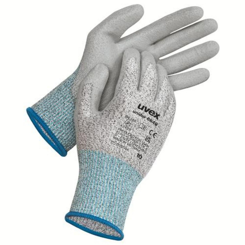 uvex unidur 6649 grijs, 7-11